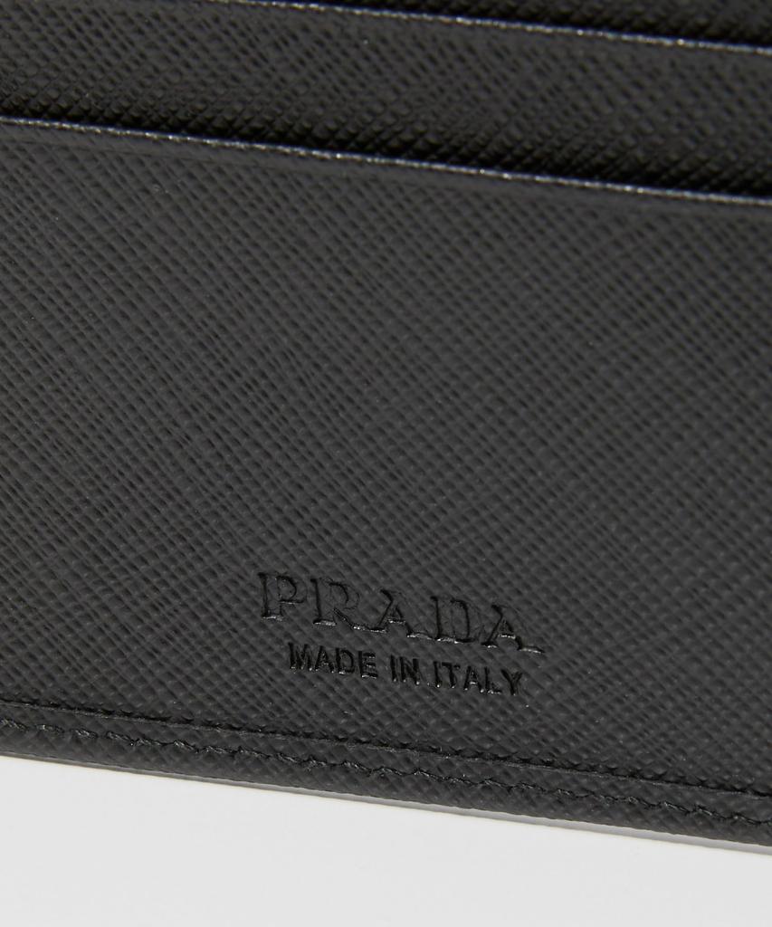 Prada Men's Re-Nylon Bi-fold Wallet, 2MO738 2DMH, NERO [Parallel Import]
