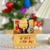 Novelty 3D Birthday Greeting Card Funny Happy Birthday Card Invitation Card  Wedding Decor