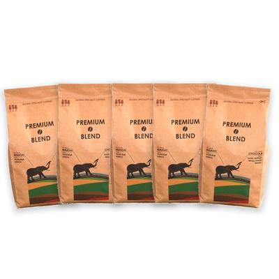 Chimoto Coffee Premium Blend Beans 200g X 5 Total Day Gift Set Coffee Beans Kenya Roasted Blend Coffee 2 Types (whole / Bags, 1kg) Father's (Brazil