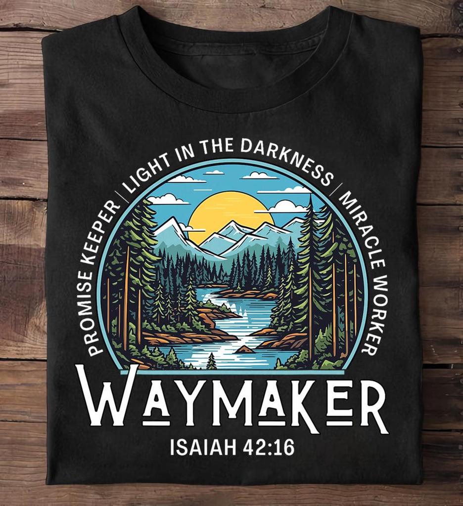 Waymaker Christian T-Shirt: Promise Keeper, Miracle Worker