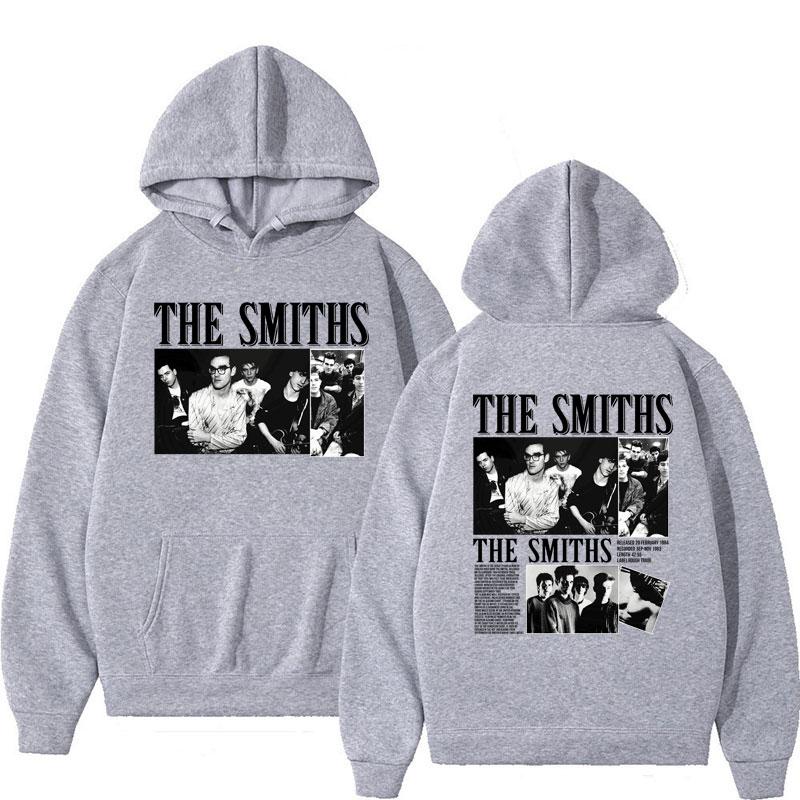 The Smiths The Queen Is Dead Print Hoodie Morrissey Marr Punk Rock Band Vintage Harajuku Men Women Oversized Long Sleeve