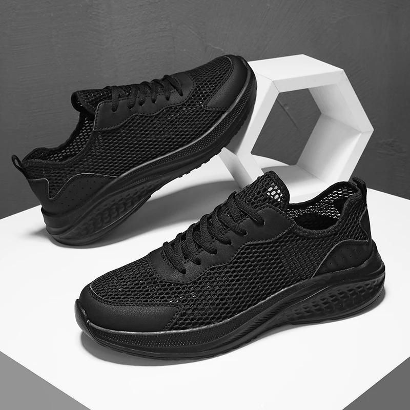 Fashion 2025 Breathable Walking Sneakers Mesh Men Casual Shoes Outdoor Non-slip Running Shoes Lightweight Comfortable botas para hombre