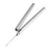 2in1 Micro Ring Hair Feather Extension Pulling Hook Needle Crochet Threader