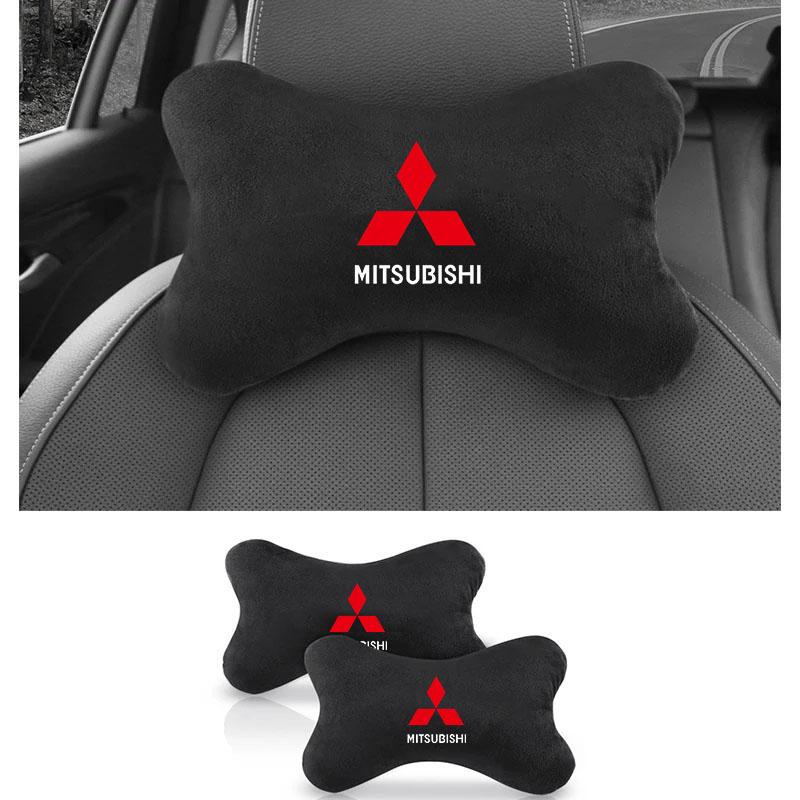Appui-tête de siège Oreiller pour le cou Ceinture de confort souple Épaulettes pour Mitsubishi Asx Lancer 10 Outlander Xpander Pajero 4 Montero V73