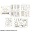 Kaiyodo ART PLA Tourist and African Elephant Set Scale Unpainted Unassembled Plastic Model Kit Molding Color AP010 1/35