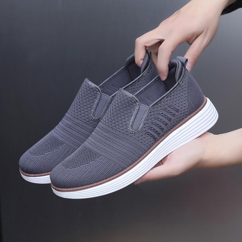 Shoes Men's 2025 Spring and Autumn New Shallow Mouth Soft Sole Breathable Lazy Shoes Versatile One Pedal Resistant Lightweight