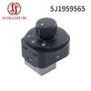 Sorghum 5J1959565 Exterior Side Rearview Mirror Switch Knob For Skoda Fabia II 2 Rapid Combi Roomster Practice Praktik 2006-2015