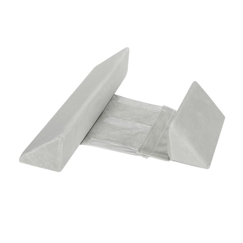 

Формирующая подушка для новорожденных, боковая подушка для сна с защитой от опрокидывания, треугольная подушка для позиционирования ребенка для детей 0-6 месяцев серый