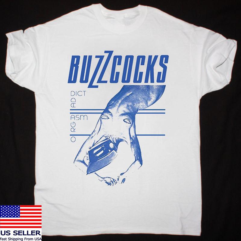 

Buzzcocks Orgasm Addict Punk Rock Music Funny Cotton Full Size S-5XL Unisex T-Shirt M