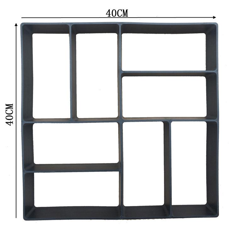 DIY Manual Concrete Paving Mold, Household Garden Walkway Making Tool, Self-made Cement Brick Path Mould