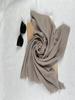 New Muslim Modal Hijab Rayon Shawls For Women Plain Scarf Big Size Headscarf Wraps Islamic Turban Headband