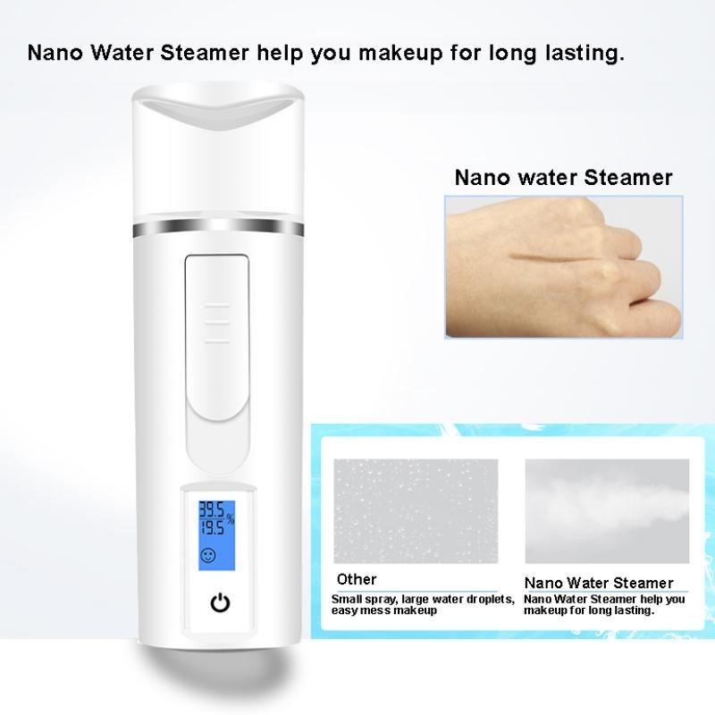 Ultrazvukový rozprašovač Nano Mist Cooler Face Steamer Moisturizer Parník zvlhčovač Facial Parník Hydrating Facial Mister Nebulizer Cooler Tool Care Tool