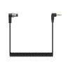 Universal 2.5mm Flash PC Syncing Cable Spring Load Design Wire Compatible for Cameras Flash Photography Accessories