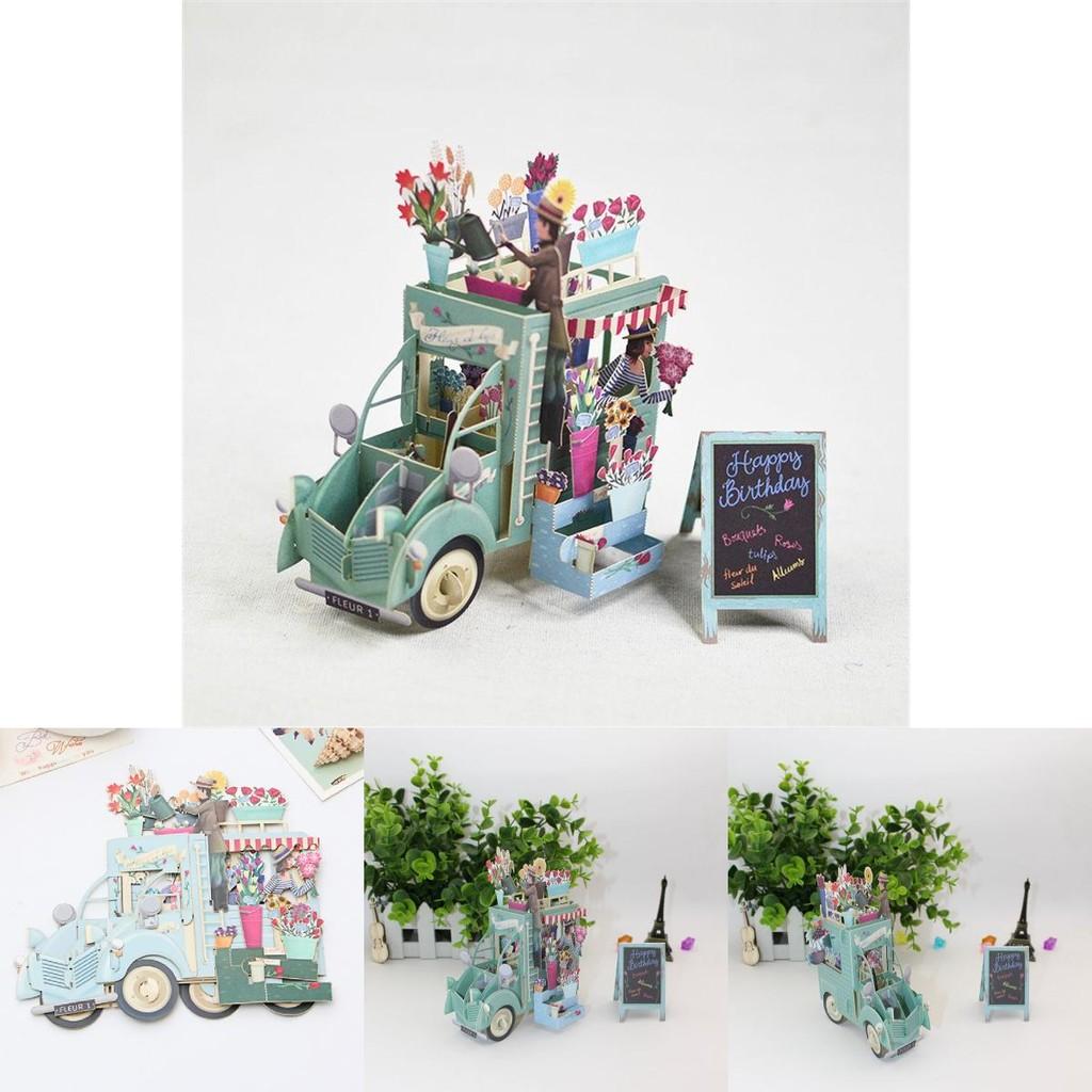 Beautiful 3d Mother's Day Card Mum Special Unique Birthday Present Flowers