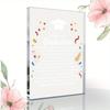 Graduation Motivational Acrylic Plaque - Inspirational Gift for Grads with "Congrats Graduation" Message, Perfect for School Opening or Commencement