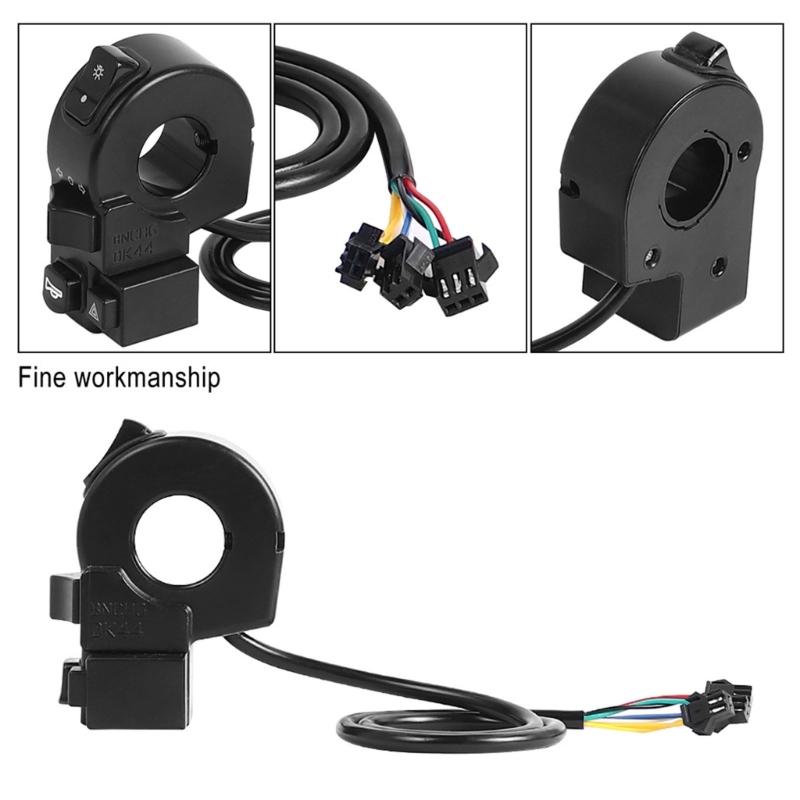 Easyly Grip Scooters Light Control Switches Effortlessly Installation Without Tool for Reliability Nighttimes Use