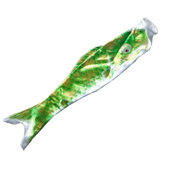 Carp Flag Realistic Ornamental Colorful Japanese Style Hanging Carp Windsock Garden Decoration