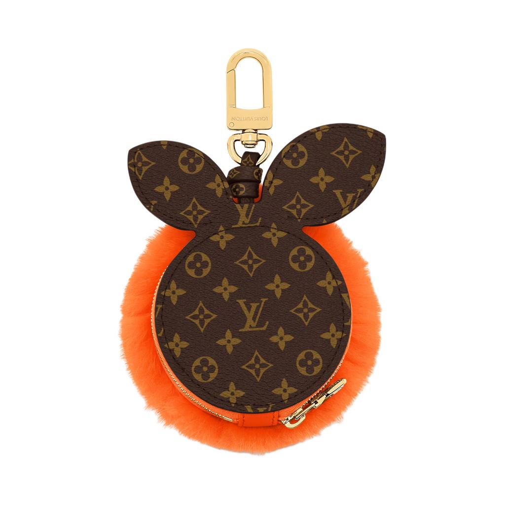 Louis Vuitton Clementine 25 Ski Series Orange Shape Monogram Mink Wallet Unisex Wallet M03221