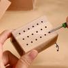 18 Holes Nail Grind Head Organizer Nail Tool Storage Box  Manicure Tool Storage