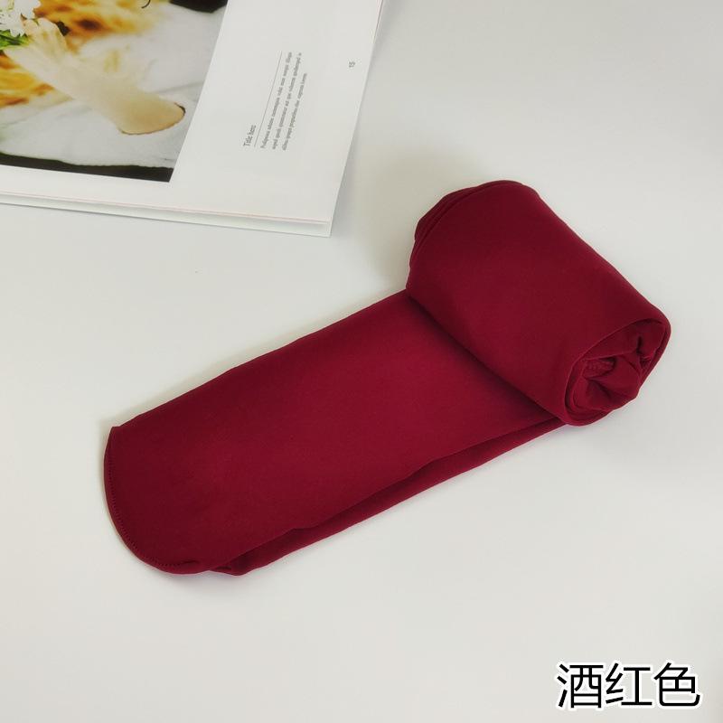 Velvet Stockings Women's Sexy Pantyhose Thin Meat Color Spring and Autumn Black Silk High Elastic Anti-hook Silk Plus Size Bottom Socks