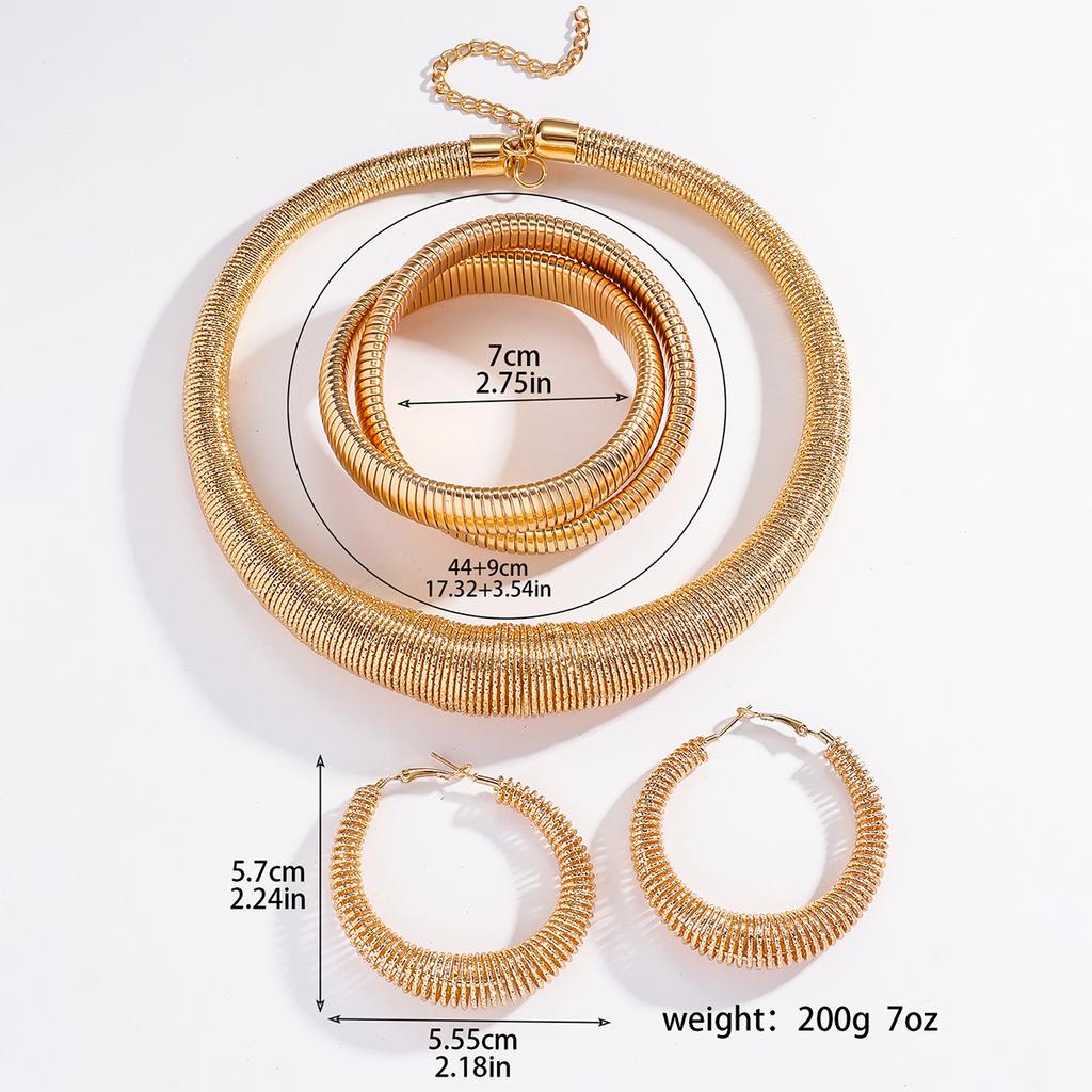 Exaggerated Metal Wind, Circle Collar, Personality Trend, Simple Geometric Temperament, High-End Sense Of Necklace, Women