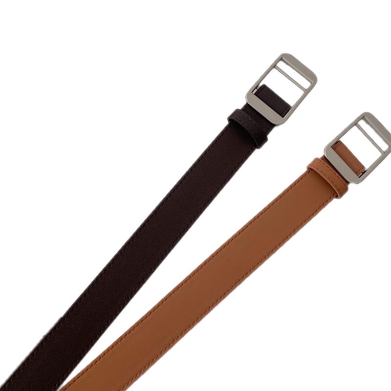 Универсальный женский кожаный ремень Viney без пробивки