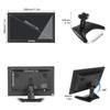 Suprlipy FHD Small IPS Monitor LCD Display Screen 1920x1080 60Hz BNC VGA with AV Input Loudspeaker for CCTV Security Camera DVR PC Game Console 12"
