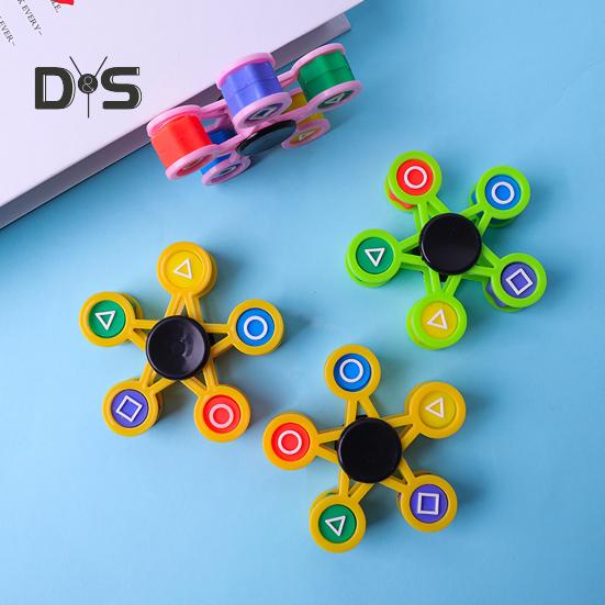 Catching Stone Fidget Spinner Leke DIY Spinnende Leke med Avtakbare Jacks Stone Barn Tenåringer Voksne Stress Angst Lindring Sensorisk Fingertupp Gyroskop