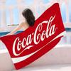 C-Coca C-cola Vintage Logo Mikrofaser Bedrucktes Strandtuch Bergsteigen Yoga Strand Schwimmen Laufen Saugfähiges Weiches Handtuch