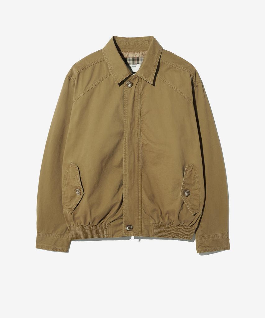 Ecorr Cotton Harrington Blouson Jacket_Beige