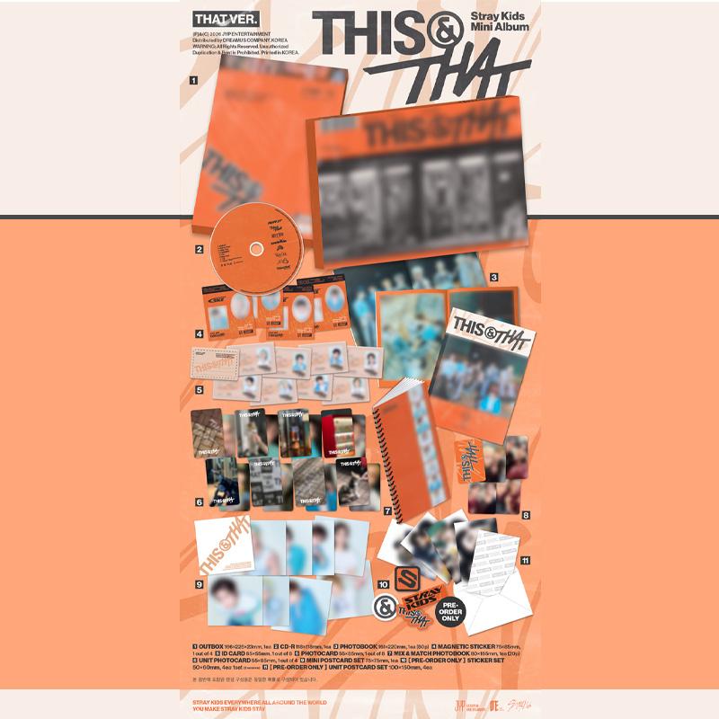 [PRE ORDER] Stray Kids – THIS & THAT (THIS Ver. / THAT Ver.)