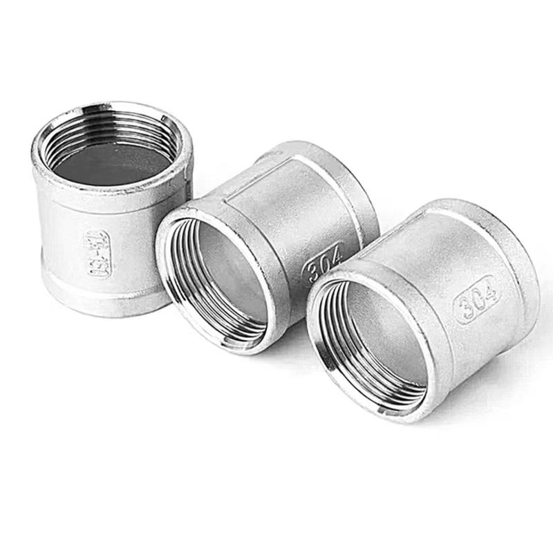 304 Stainless Steel Female Thread Straight Coupling