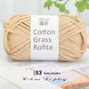 Handmade Cotton and Raffia DIY Yarn Pack for Weaving Bags & Hats
