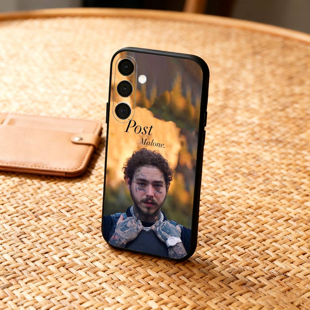 P-Post Malone Singer  Phone Case For Samsung  A73,A21s,A22,A31,A32,A52,A53,A71,A80,Soft Black Shell