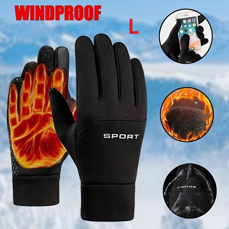 

Winter Warm Riding Gloves, Supporting Touch Screen Operation. Suitable for Outdoor Sports L