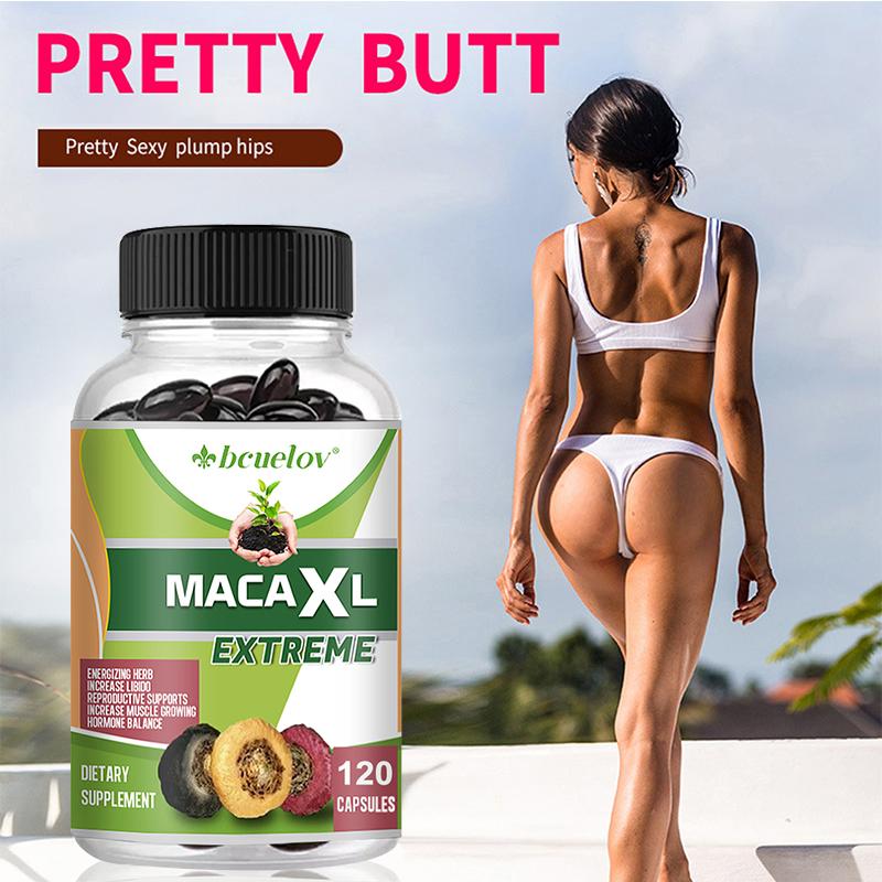 Maca 1000mg Shape Butt Booty Shaper Super Macaxl Pretty Butt 120 Capsules