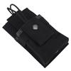 Portable Nylon Walkie Talkie Bag Pouch Radio Holder Case for Outdoor Sports Black