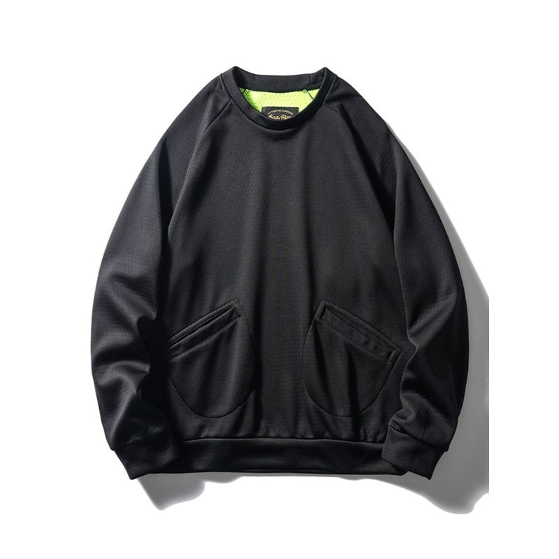 Men's Air Layer Sweatshirt for Export, 2024 New Spring and Autumn Style, Round Neck Outdoor Sports Trendy Brand Jacket
