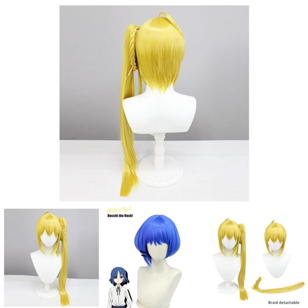 Fantastic Bocchi The Rock Ijichi Nijika Cosplay Wig For Halloween Carnival Props