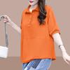 Fashion Loose Plus Size Short Sleeve European Style T-shirt Women's European Trendy Loose Fit Oversized Tee Top