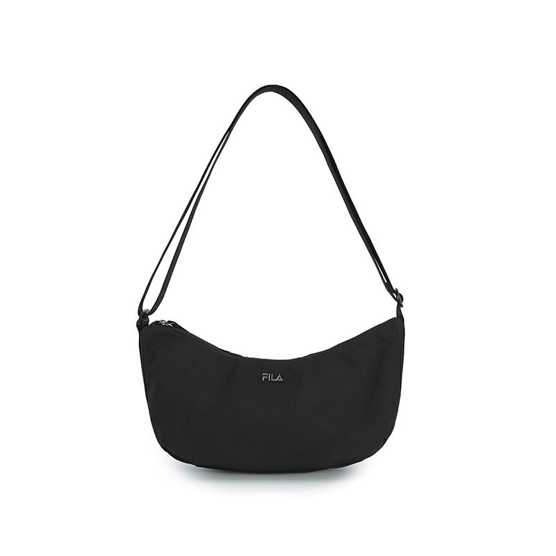 

FILA Heritage Citywalk Shoulder Bag Fashion Simple Lightweight Durable Practical Versatile Texture Women shoulder bag Black F13W618169F-BK Black