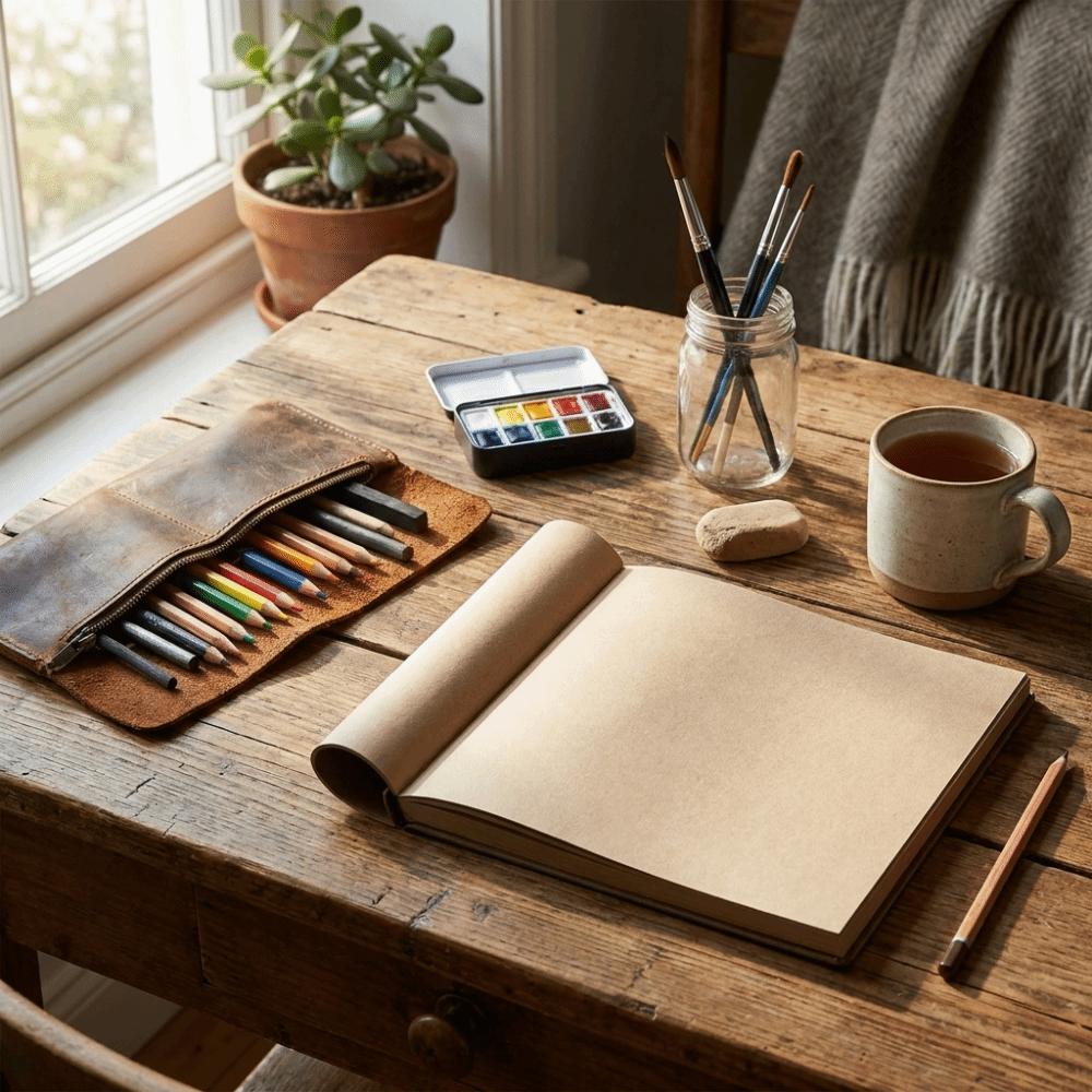 Säurefreies Papier Aquarell Skizzenbuch 300 g/m² Papier Malbuch Kunst Notizbuch Künstler Benutzen