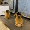 Designer High Top Boots for Women Men Winter Warm Snow Boots Fashion Casual Leather Upper Height Increased Flats Platform Shoes