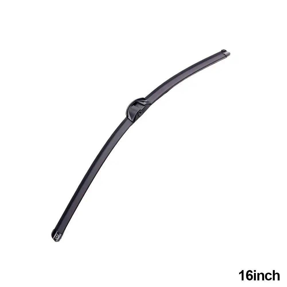 1Pc Automotive Universal U-type Soft Rubber Boneless Wiper HD Quiet Durable Automotive Wiper 16" 18" 19" 21" 22" 24"