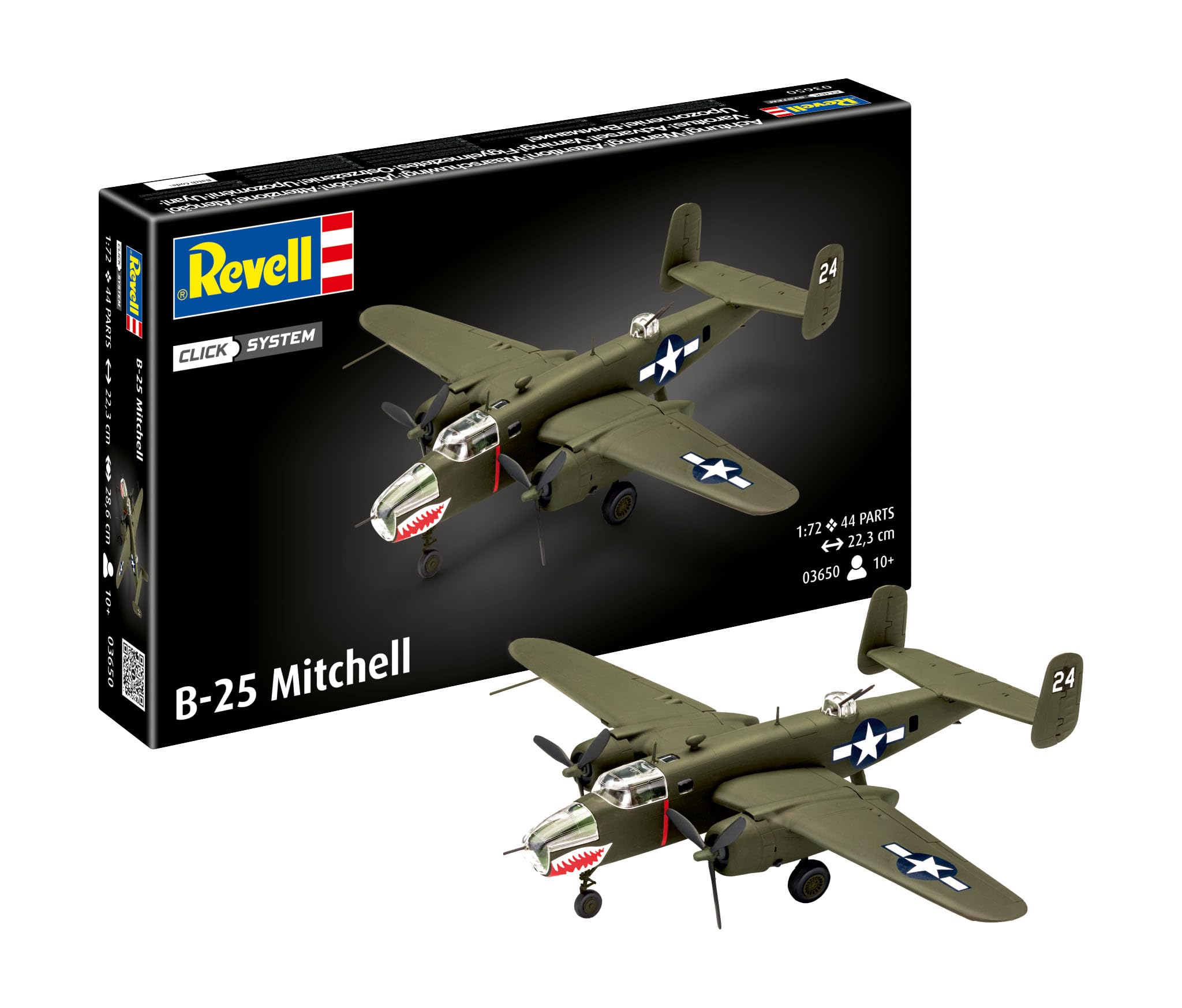 

Revell US Army Air Forces Mitchell Plastic Model Kit 03650 1/72 B-25