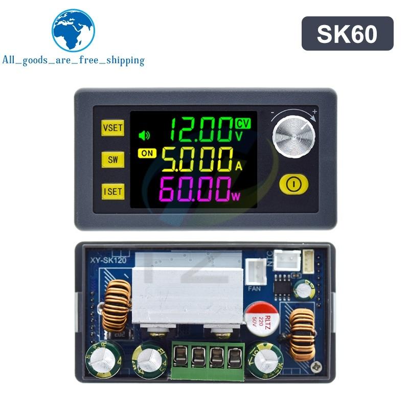 SK60 SK60S DC 6-36V 60W 5A Buck Boost Converter CNC Adjustable Power Supply Module Constant Voltage Current Solar Charge Module