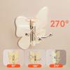1/4PCS Plastic Butterfly Wall Hook Waterproof Adhesive Wall Hook  Kitchen Bathroom Storage