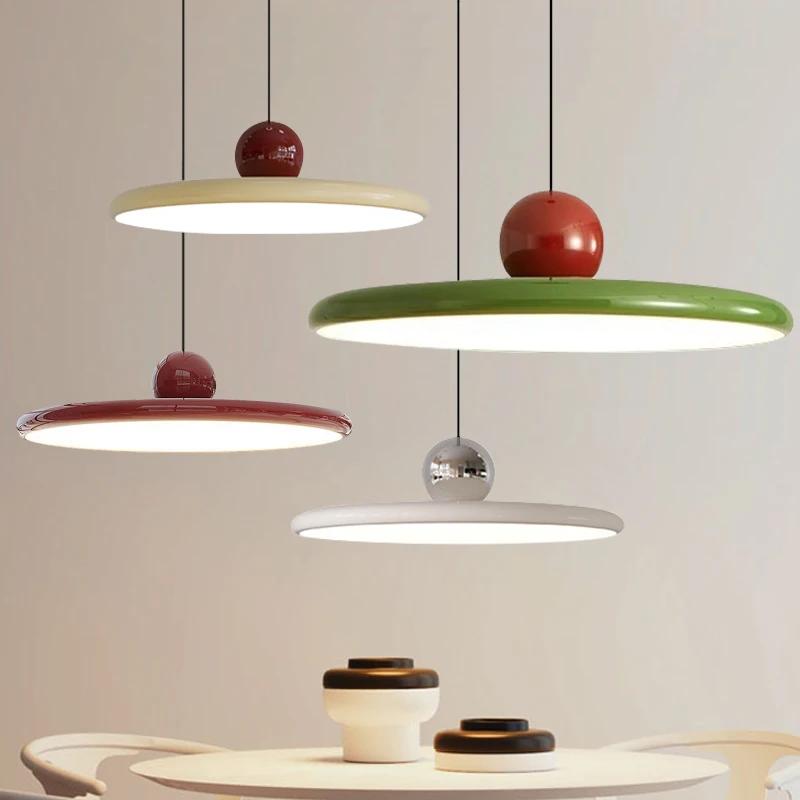 Nordic LED Pendant Light Retro Saucers Iron Double Head Hanging Lamps For Restaurant Bar Living Room Island Lighting Fixtures