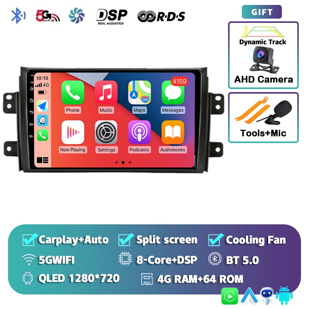 Pentru Suzuki SX4 2006-2013 Fiat Sedici 2005-2014 Android 14 Carplay Radio Auto Navigație Multimedia Player Video Audio 2din Stereo