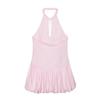 Women's Spring and Summer New European and American Style Neck Collar Balloon Version Short Dress